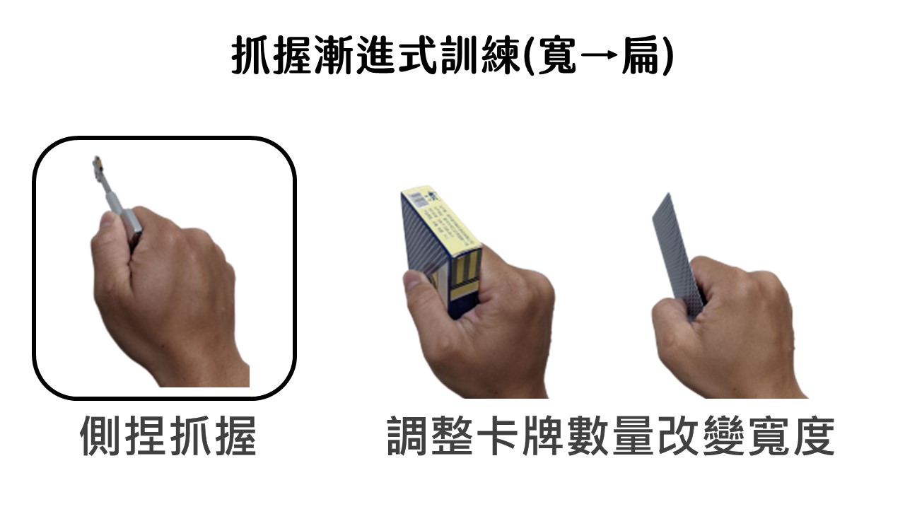 中風手部抓握漸進式訓練